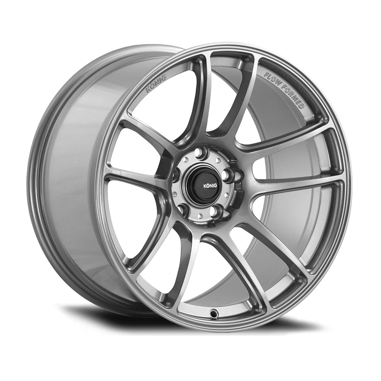 Set of (4) 18x12 +20 5X114.3 Konig Heliogram - Titanium Metallic - FREE SHIPPING